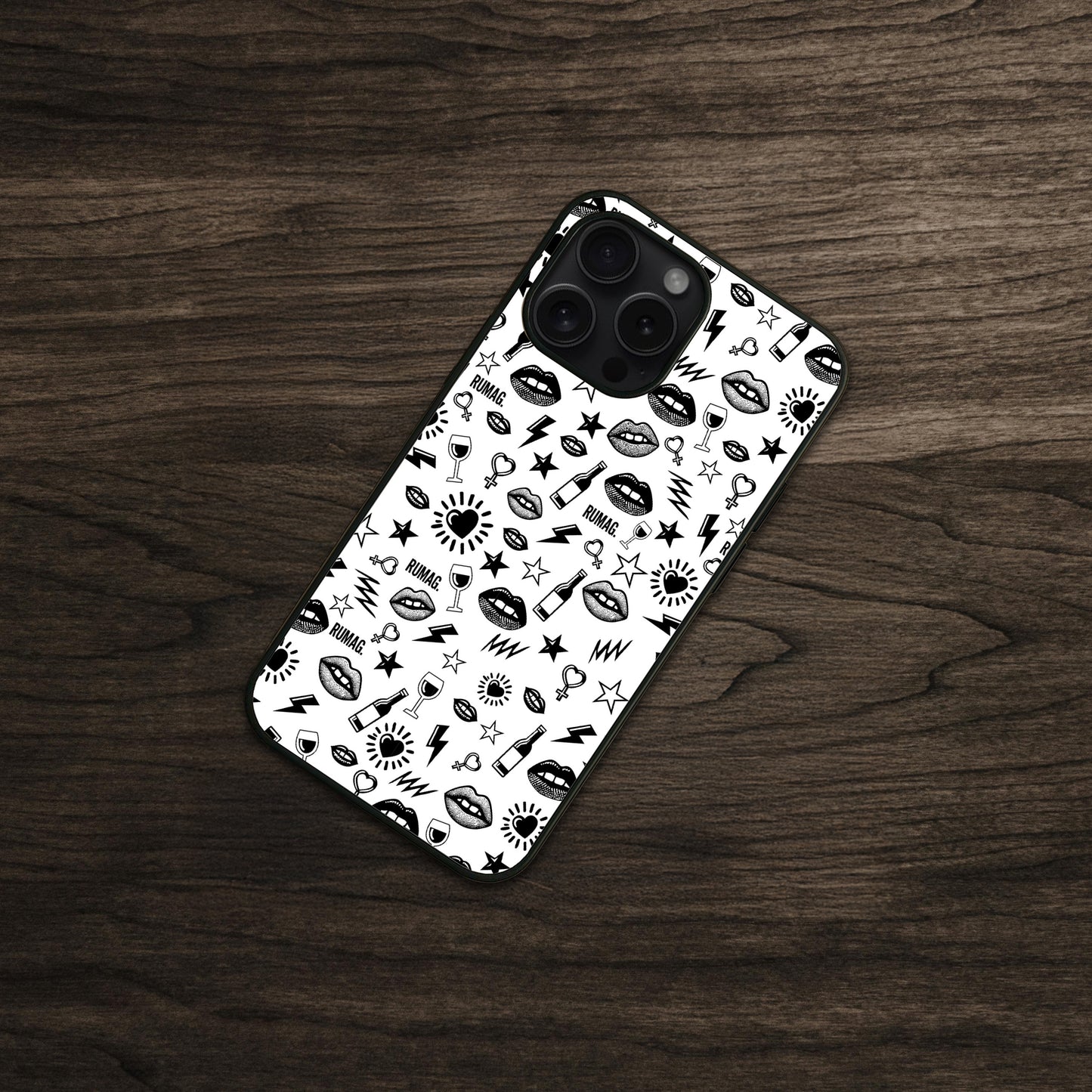 RUMAG Telefoonhoes iPhone - SASSY CHAOS wit