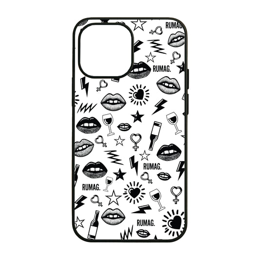 RUMAG Telefoonhoes iPhone - SASSY CHAOS wit