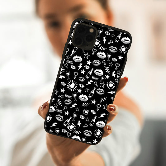 RUMAG Telefoonhoes iPhone - SASSY CHAOS zwart