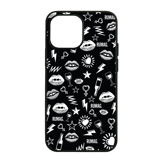 RUMAG Telefoonhoes iPhone - SASSY CHAOS zwart