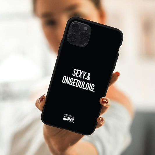 RUMAG Telefoonhoes iPhone - Sexy & ongeduldig
