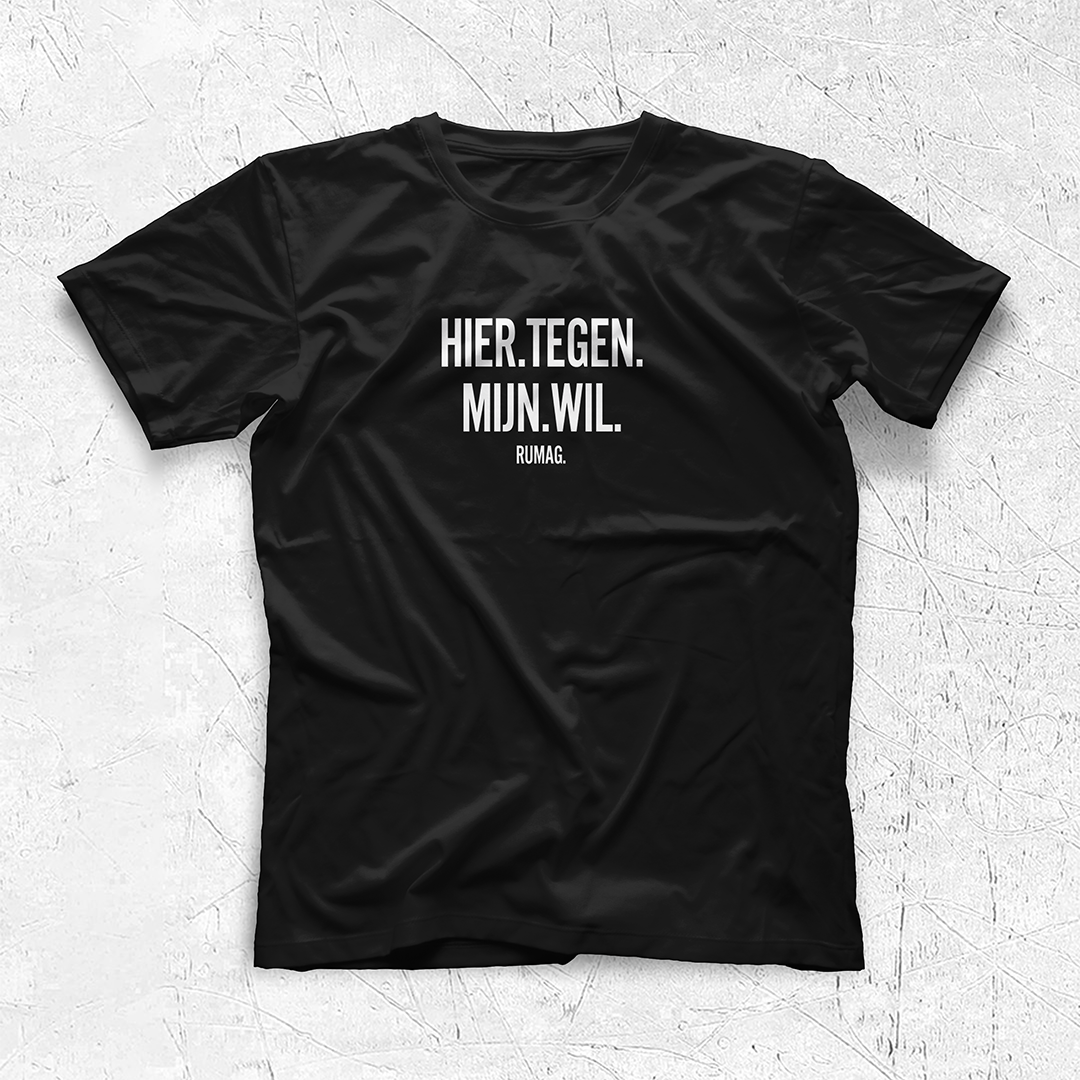 Hier Tegen Mijn Wil - T-shirt Regular Fit