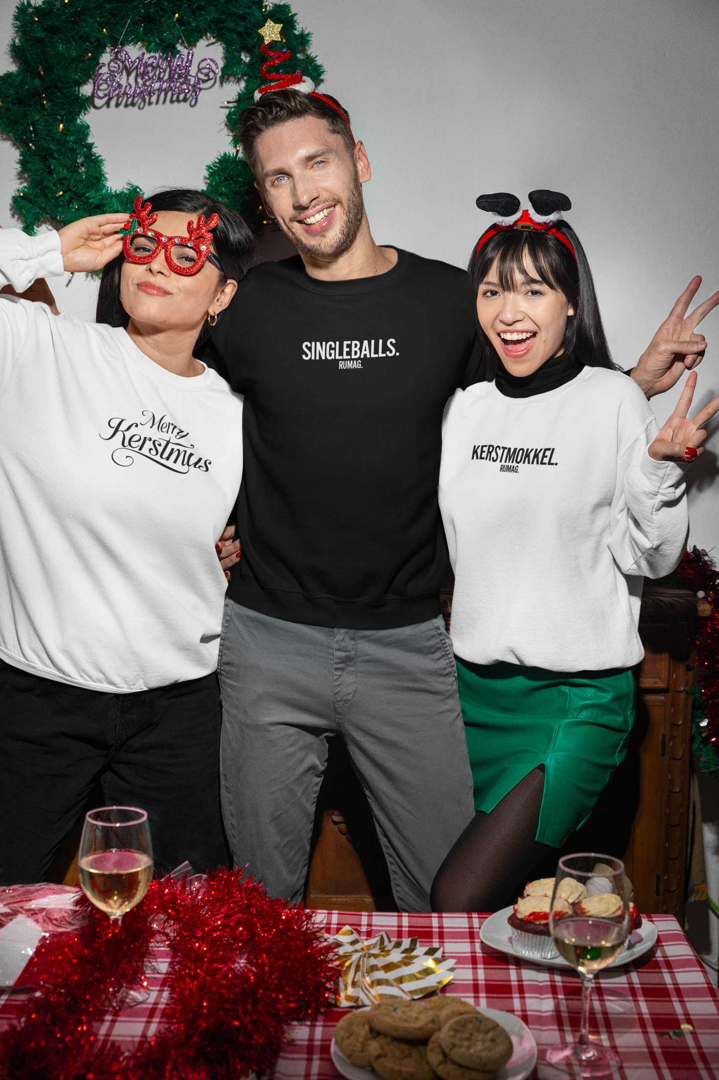 Singleballs Kersttrui