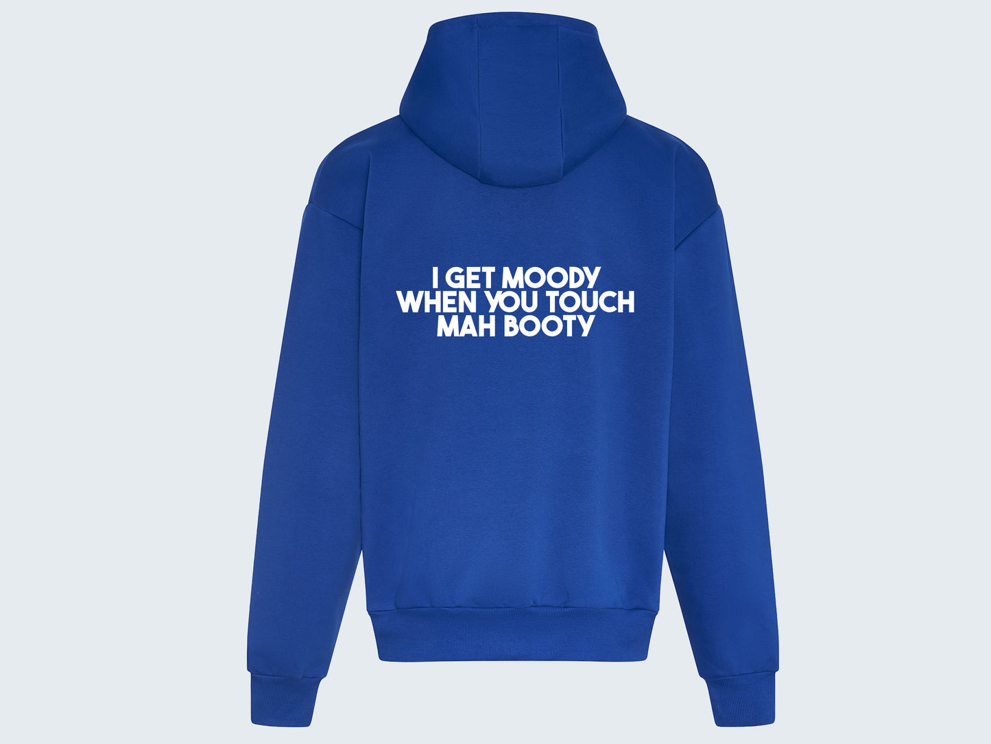 Hoodie Heavy Blauw - I get moody