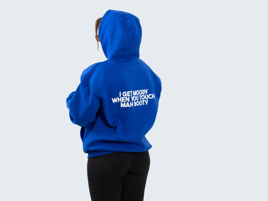 Hoodie Heavy Blauw - I get moody