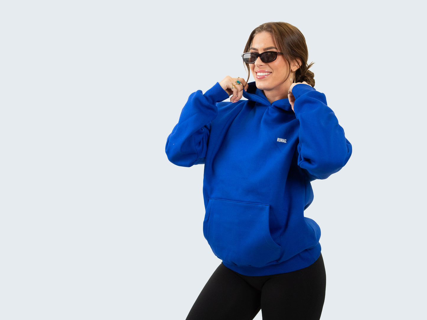 Hoodie Heavy Blauw - I get moody