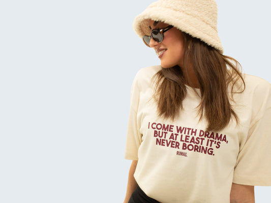 T-Shirt Heavy Creme - Drama