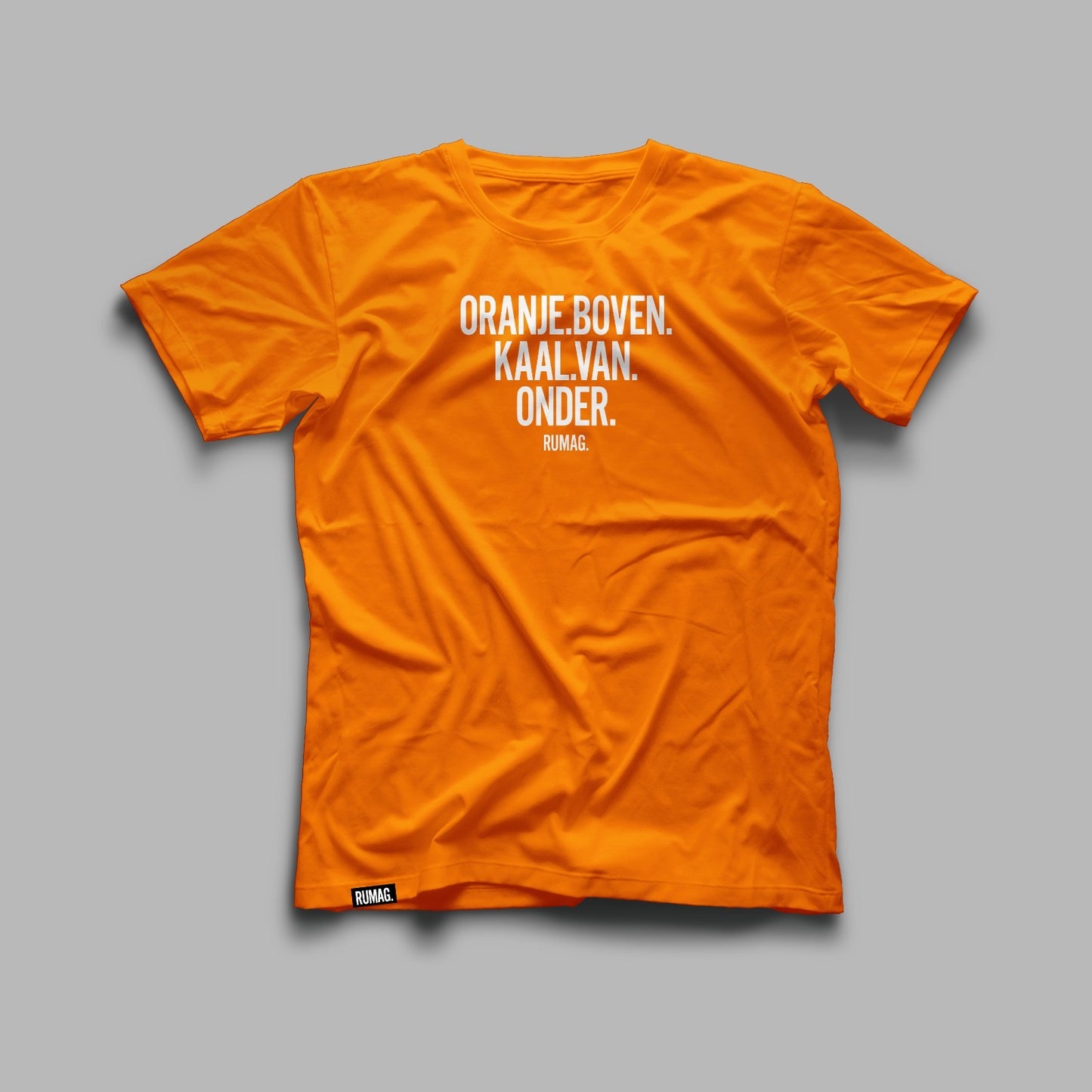 Oranje Boven Kaal Van Onder - Koningsdag T-shirt