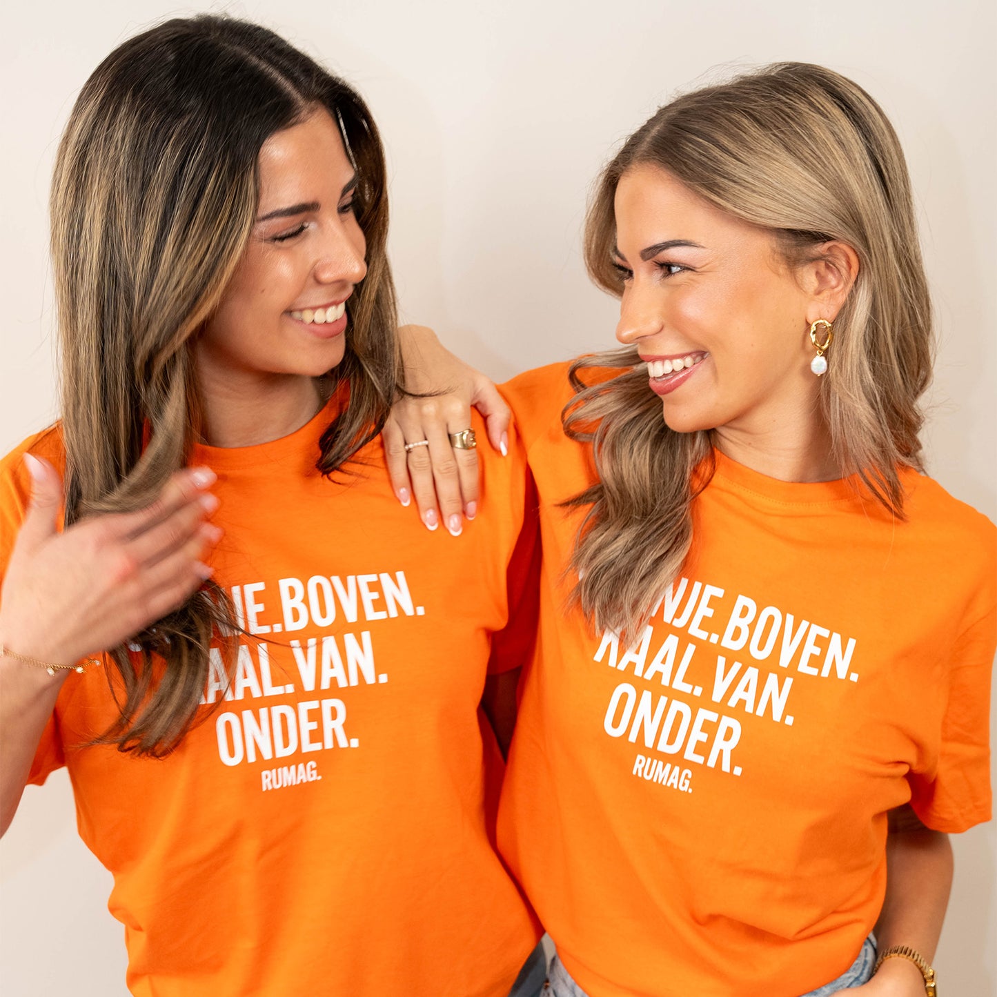 Oranje Boven Kaal Van Onder - Koningsdag T-shirt