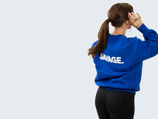 Sweater Heavy Blauw - Savage