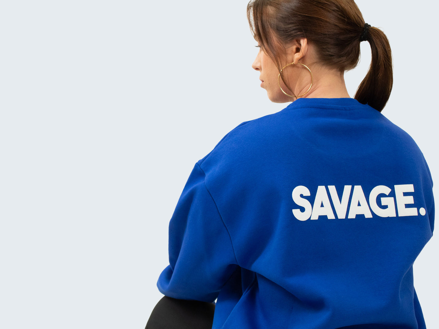 Sweater Heavy Blauw - Savage