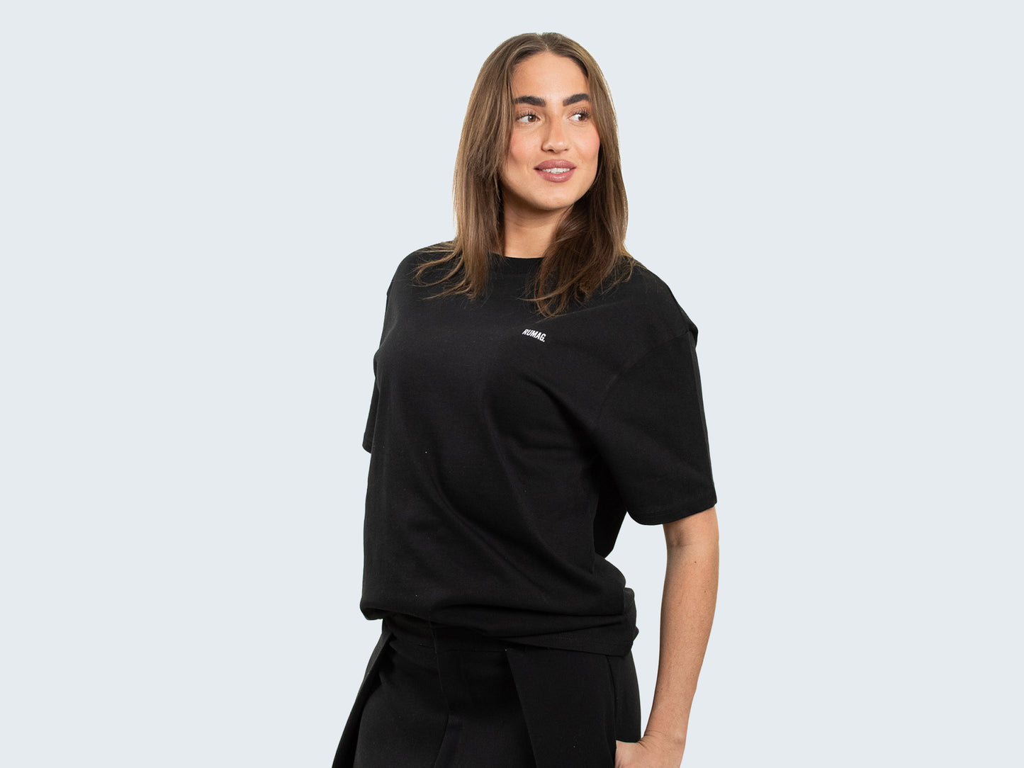 T-Shirt Heavy Zwart - Stop acting