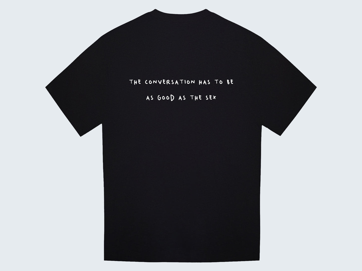 T-Shirt Heavy Zwart - The Conversation