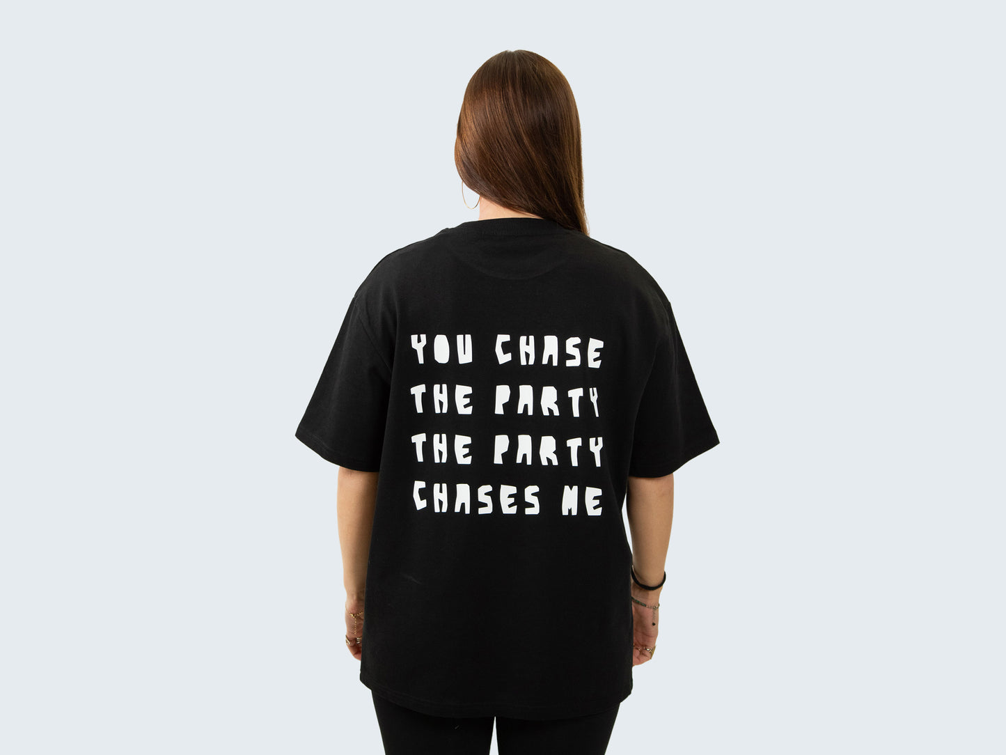 T-Shirt Heavy Zwart - The Party