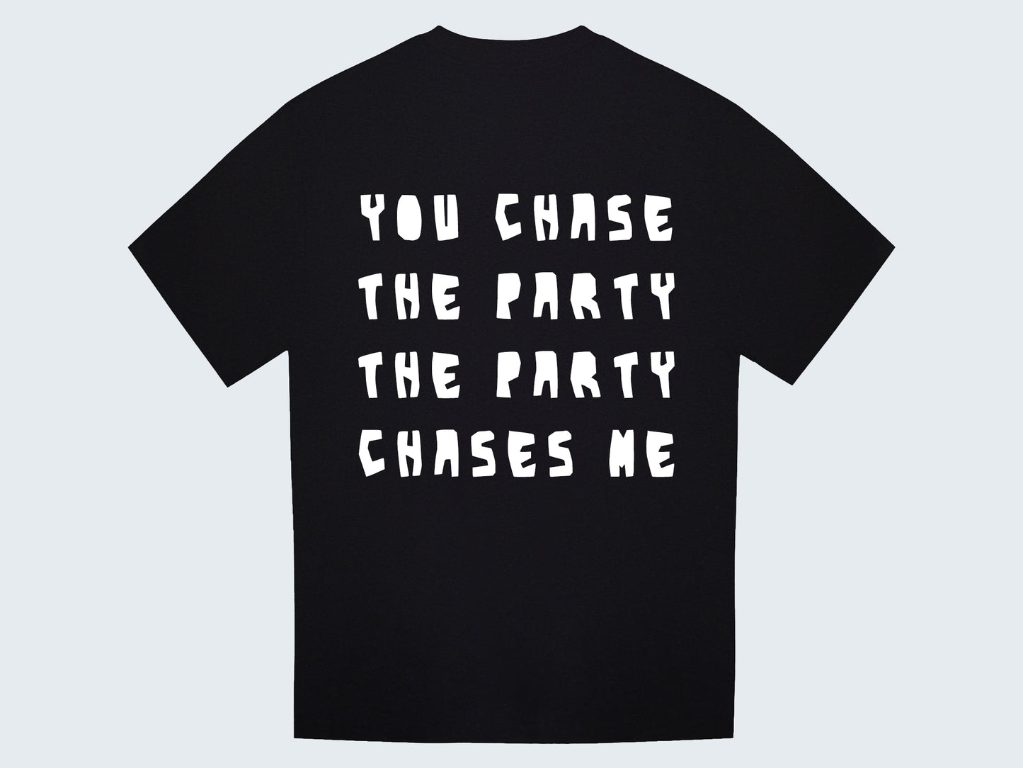 T-Shirt Heavy Zwart - The Party