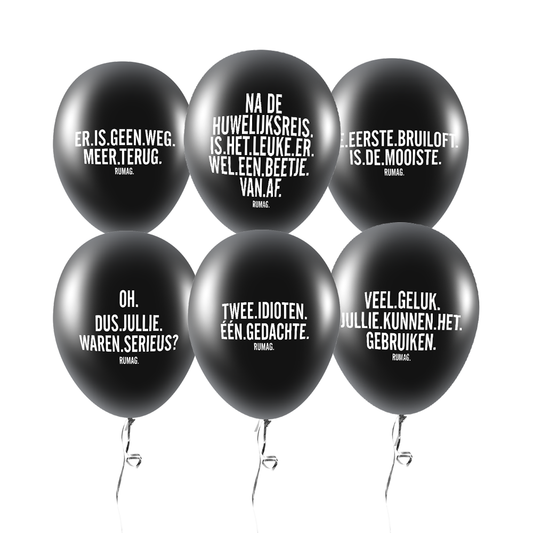 Ballonnen 'Bruiloft'